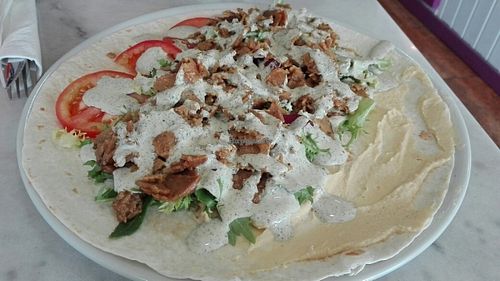 Burrito of seitán at Dolcos Julia in Mallorca