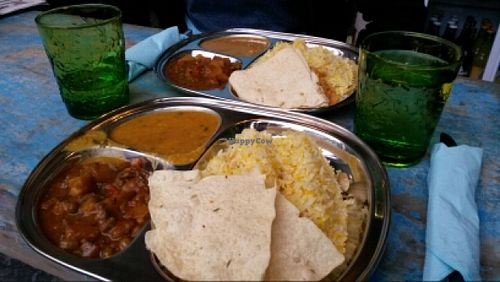 vegan lunch plate at Cafe Veggie Jeck in Cologne