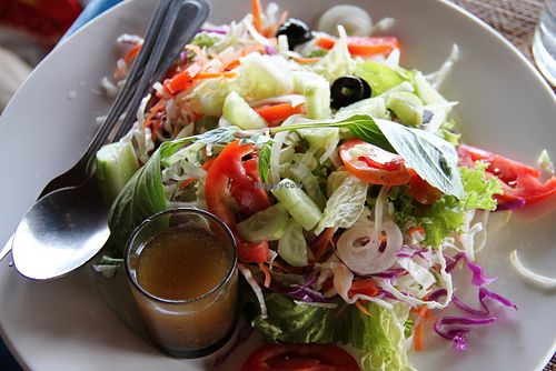Asylum salad.  at Asylum in Koh Lanta