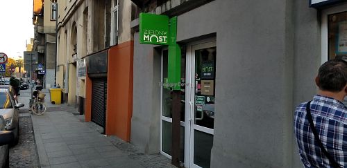 Outside at Zielony Most Bistro Weganskie in Katowice