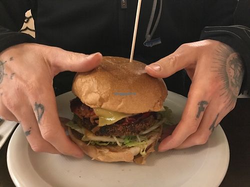 burger at Space Burger in Dusseldorf