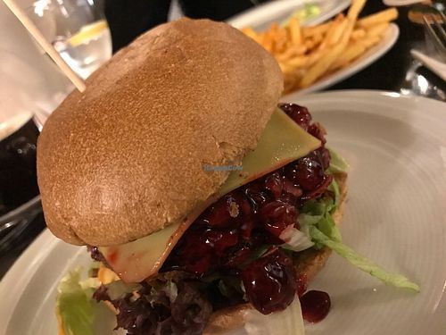 cherry lord burger at Space Burger in Dusseldorf