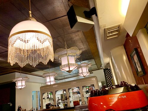 inside at Space Burger in Dusseldorf