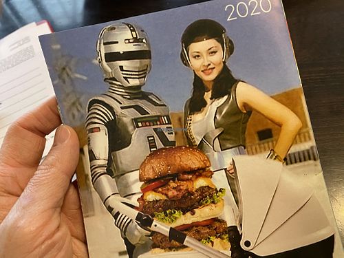 menu 2020 at Space Burger in Dusseldorf