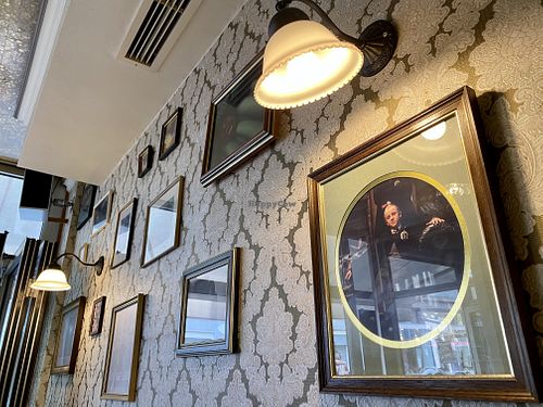 wall of fame at Space Burger in Dusseldorf