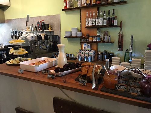 Part of the brunch buffet at Froindlichst - Winterhude in Hamburg