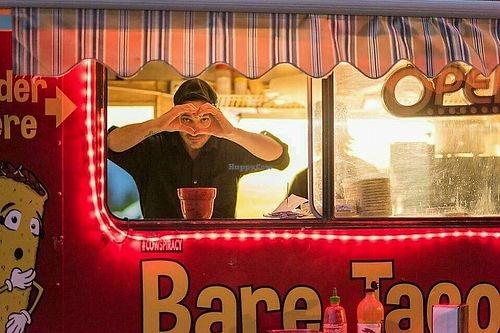 Hours and location displayed on our facebook page here:  https://www.facebook.com/BareTaco at Bare Taco - Food Trailer in Kelowna