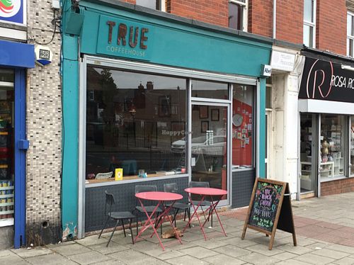 outside at True Coffeehouse in Newcastle Upon Tyne