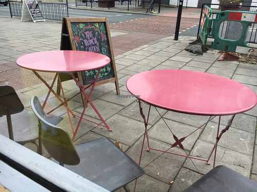 outside seating area  at True Coffeehouse in Newcastle Upon Tyne