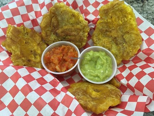 vegan Patacones at Simon's Hot Dogs in Scottsdale
