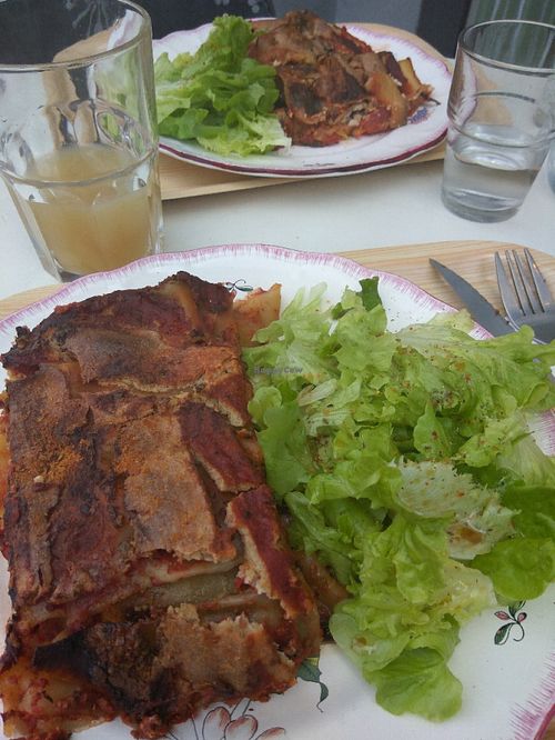 Lasagne at Against the Grain in Lyon