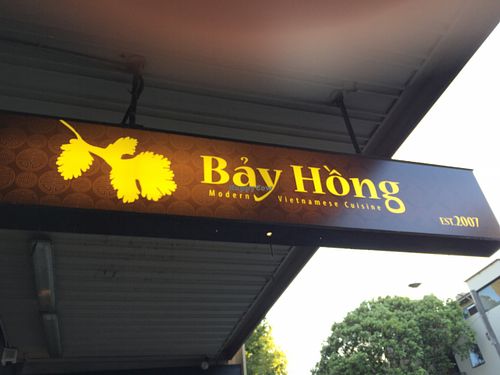 Sign at Bay Hong in Darlinghurst