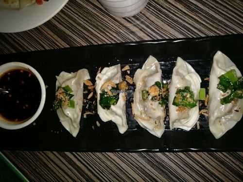 vegan dumplings  at Bay Hong in Darlinghurst