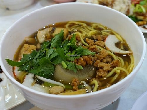 prawn noodle with soup at Daily Green 吉祥素 - Aljunied in Central Singapore