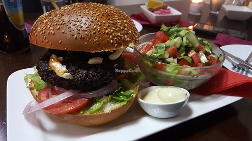 Ayana burger at Ayana in Petach Tikva