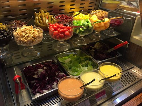 salad bar at Red Mango Yogurt & Restaurant in New Territories