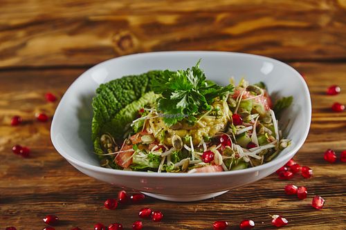 salad. Один из вариантов салатов at Veggie Cafe in St Petersburg