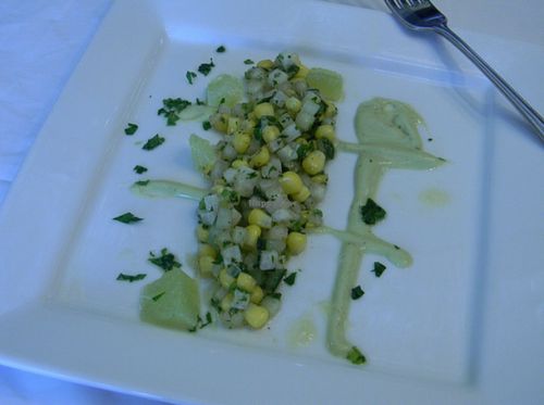 jicama salad! at Liquid Light Cafe in Jackson