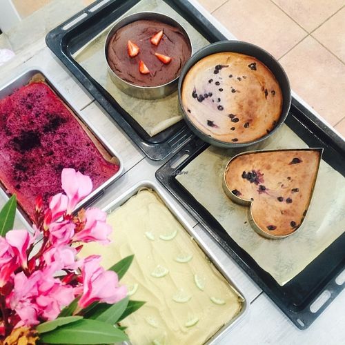 Homemade cakes, vegan, glutenfree at OWL Organic Market in San Pedro De Alcantara