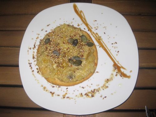 Smoky aubergine tapas at Nehuen Tasca Vegana in Valencia