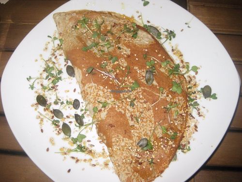 Sweet potato crepe at Nehuen Tasca Vegana in Valencia