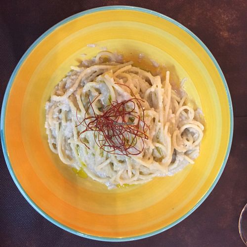 Kamut Spaghetti with Fennel  at L'Albero Vita in Pistoia