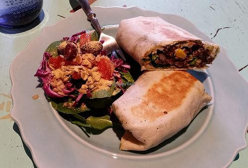 Burrito  at Indulge Cafe in Santa Fe