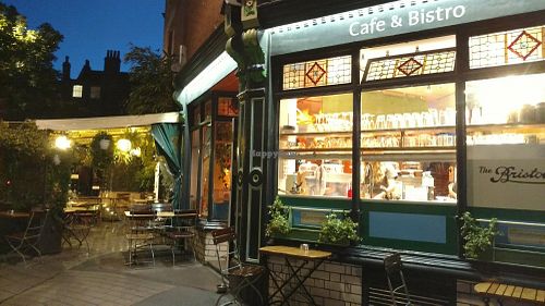 Outdoor seating area at The Bristolian in Bristol