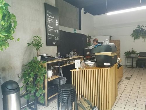 the counter at Aether in Tijuana