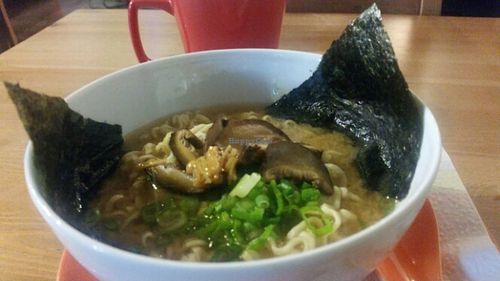 Vegan Ramen at Otaku Anime Cafe in Tijuana
