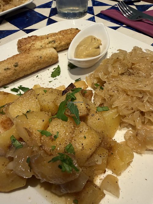 Weißwurst & Sauerkraut  at GustaV in Salzburg