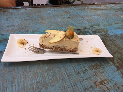 Gluten free cake at GustaV in Salzburg