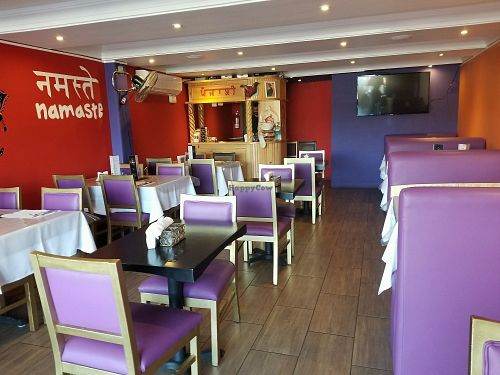 inside at Punjabi Indian Cuisine in Tijuana