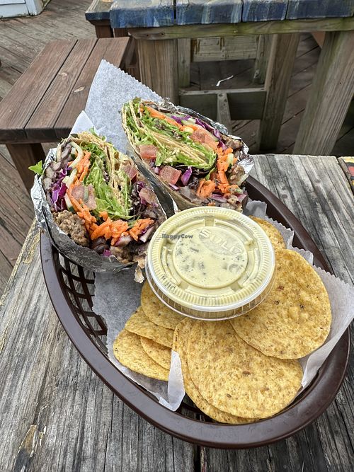 Vegan burrito #Veganuary at Stir it Up in St Augustine
