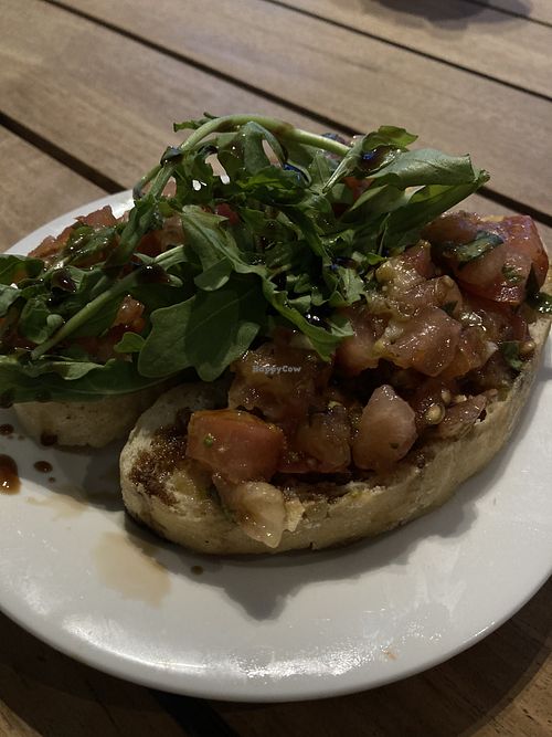 bruschetta  #Veganuary at Vapiano in Surfers Paradise