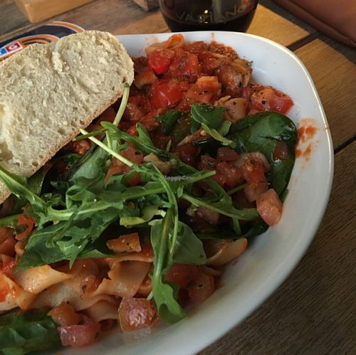 Pomodoro pasta with extra spinach. at Vapiano in Mount Gravatt