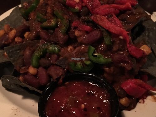 BBQ nachos - veganized at Smoke and Barrel in Washington