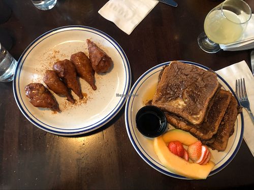 Wings and French toast  at Smoke and Barrel in Washington