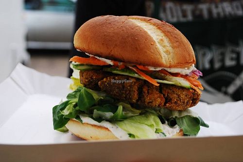 vegan Burger at Green Bus in Wroclaw