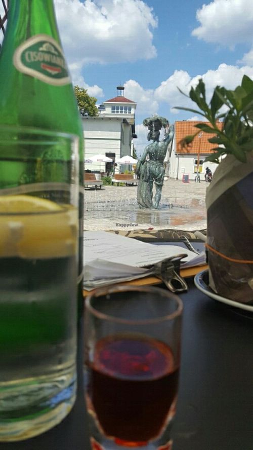 outside area at Dziupla in Sopot