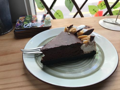 Dark chocolate pie at Sweet Release in Wellington