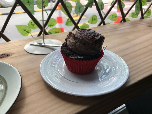 Chocolate cupcake at Sweet Release in Wellington