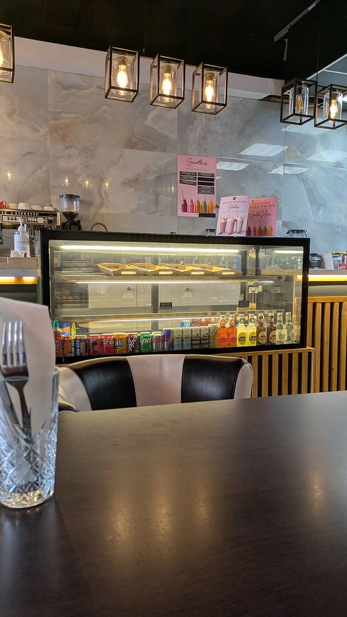 Counter at Village Pizza in Surbiton