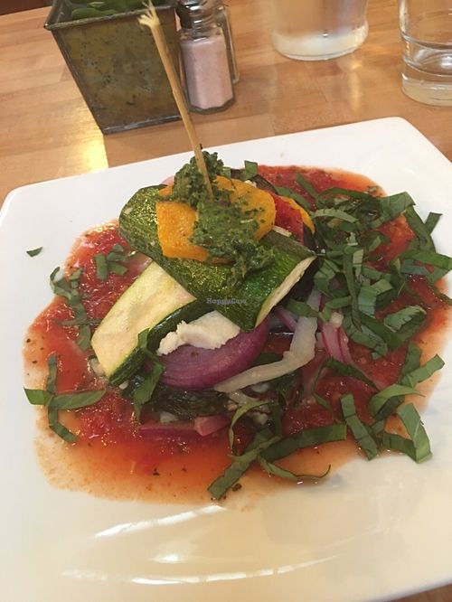 Stacked Veggie Lasagna  at Seed to Leaf Organics in Santa Rosa