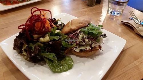 BBQ Jaque Sandwich at Seed to Leaf Organics in Santa Rosa