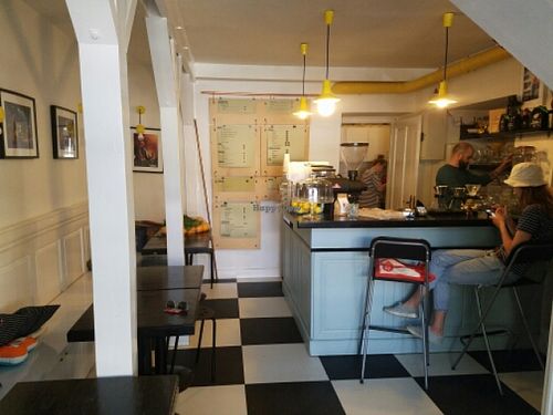 inside at Cafe Michelle in Warsaw