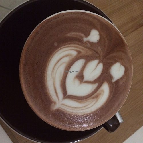 hot chocolate at Cafe Michelle in Warsaw