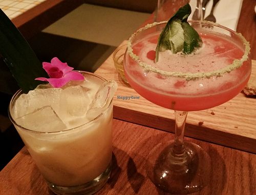 Vegan cocktails at Miss Kaplan in Tel Aviv