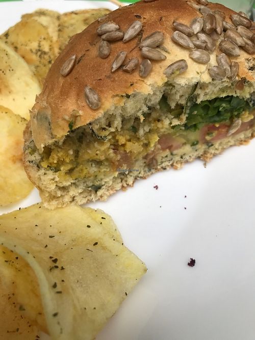 Burger #3 at Vegana Burgers - Atrium Saldanha in Lisbon