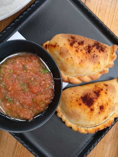 empanadas - potato, rosemary and olive at The Independent in Gembrook